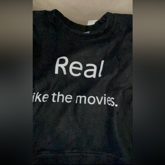NWT Daydream Nation Real Like The Movies Black & White Sweatshirt - Picture 13 of 13